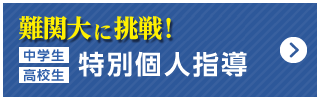 難関大に挑戦！特別個人指導